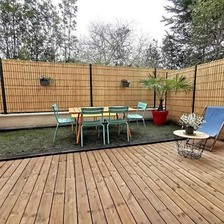 élégant T3 Avec Terrasse Et Parking Privé à Arcachon